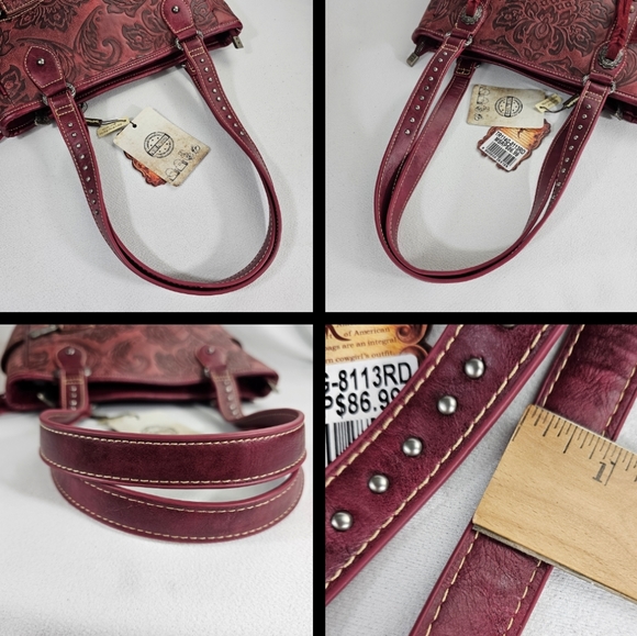 Trinity Ranch Embossed Concealed Carry Purse - Picture 14 of 16